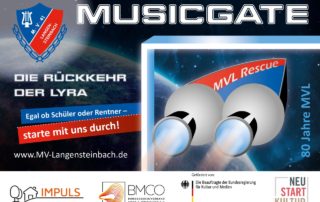 Werbebanner für Music Gate